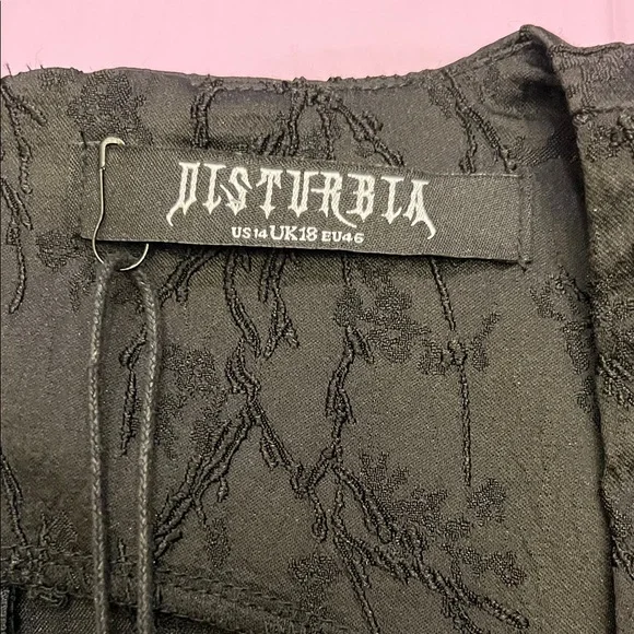 Disturbia Black Long Sleeve Dress size 18 - Picture 5 of 12